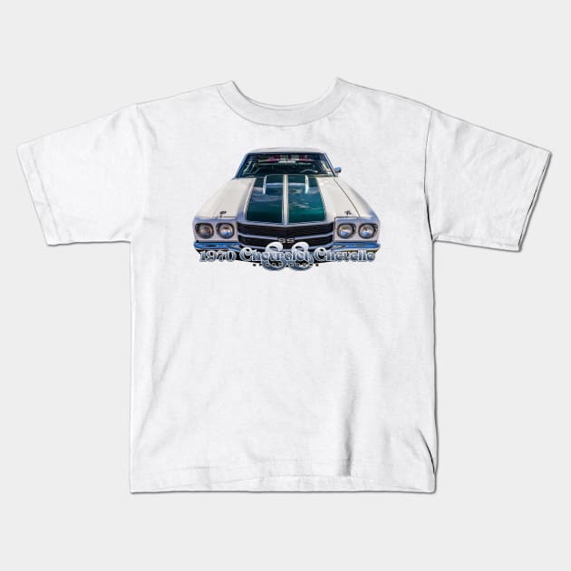 1970 Chevrolet Chevelle SS Sport Coupe Kids T-Shirt by Gestalt Imagery